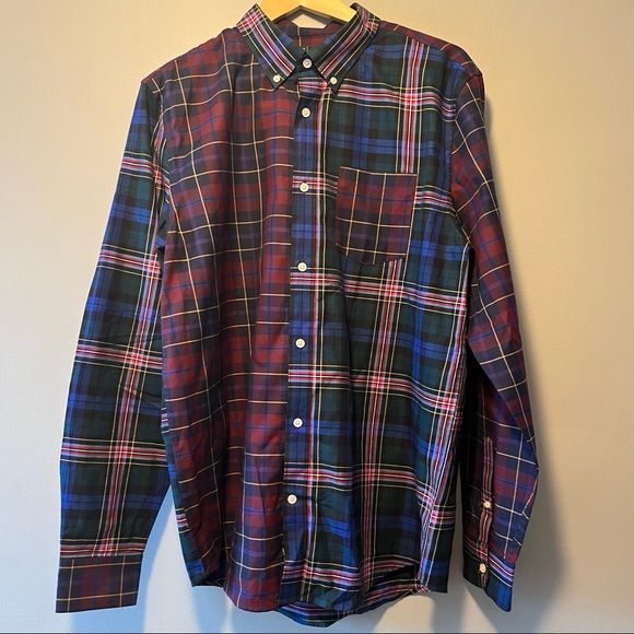 NWOT | Simons le 31 plaid button down shirt - Picture 2 of 7